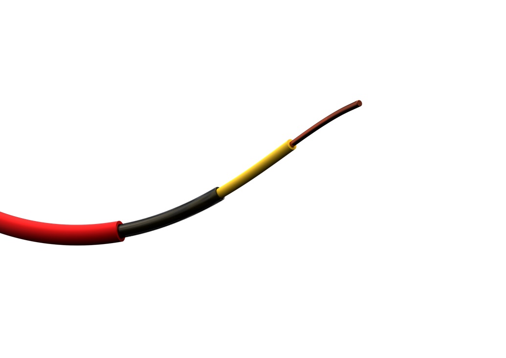 Analogue heat-sensing cables